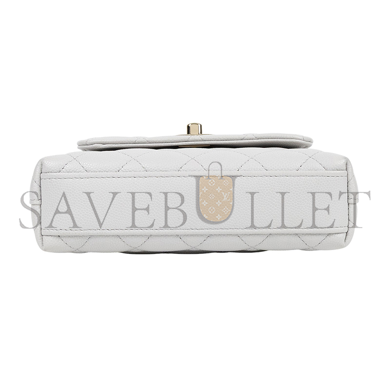 Ch**el mini flap bag with top handle ap4244 (14.5*11.5*5.5cm)